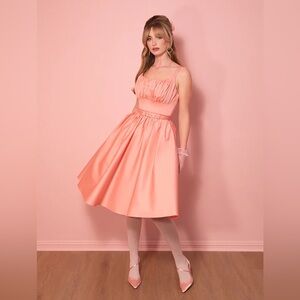 INGENUE DRESS IN BLUSH PINK - VIXEN BY MICHELINE PITT